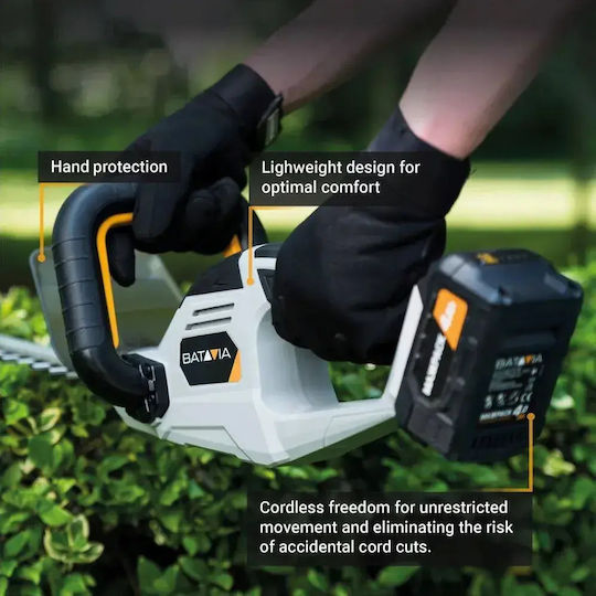 Batavia Maxxpack 18V Solo Battery Hedge Trimmer with 61cm Blade Length