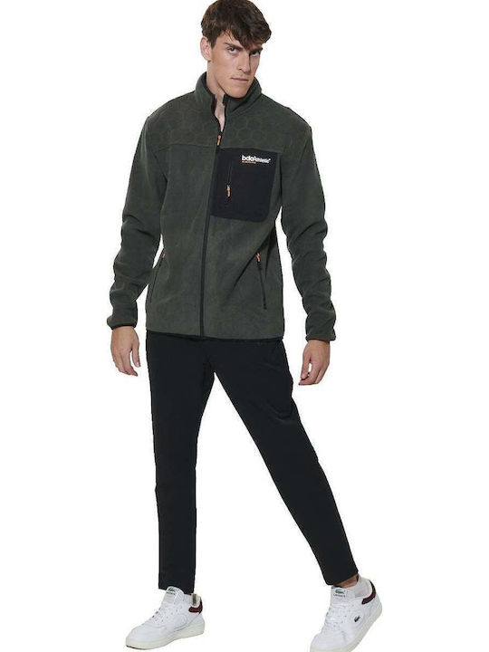 Jachetă Bărbătească Fleece Kaki