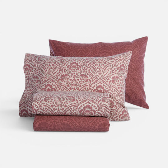 Nef-Nef Homeware Marcel Σετ Μονό 3τμχ 160x260εκ. Bordo Nef-Nef Homeware Marcel Σετ Μονό 3τμχ 160x260εκ. Bordo