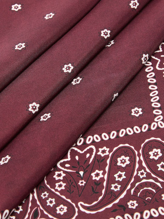 Weekend Maxmara Women's Burgundy Silk Scarf