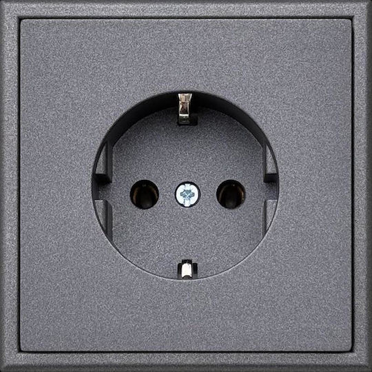 Liregus Single Walled Power Socket Black