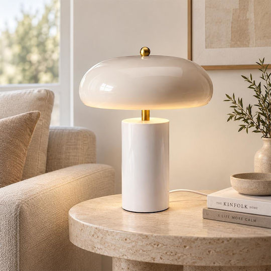 Next Metal Table Lamp with Grey Shade and Base