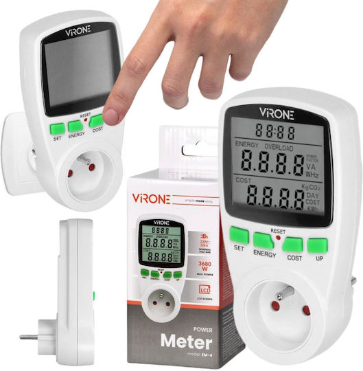 Orno Electrical Consumption Meter for Maximum Power up to 3.68kW