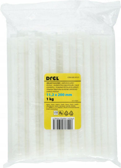 Baghetă adezivă 11,2x200mm/1kg Albă