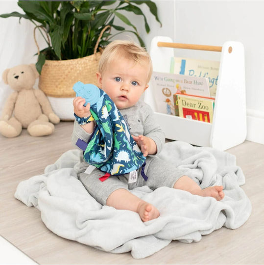 Cheeky Chompers Dino Baby-Schmusetuch Blau