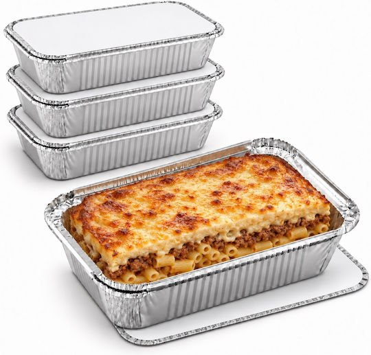 Food Pack Σκεύος Αλουμινίου Παραλληλόγραμμο Νο161 (4τμχ)