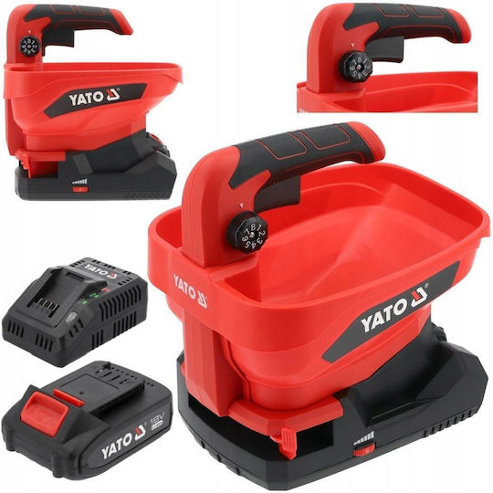 Yato YT-86704 Акумулаторна Сеялка На Колела с Капацитет 3,3 л