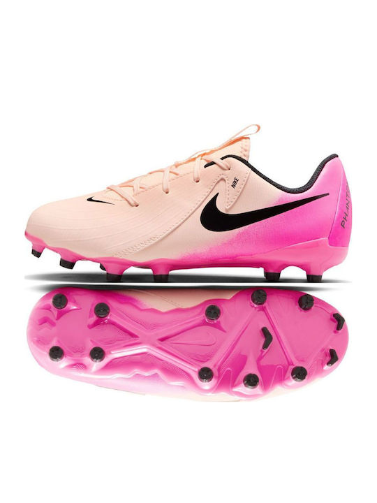 Jr Phantom Gx Ii Academy Fg FG Kinder Fußballschuhe mit Nocken Crimson Tint / Black / Pink Blast