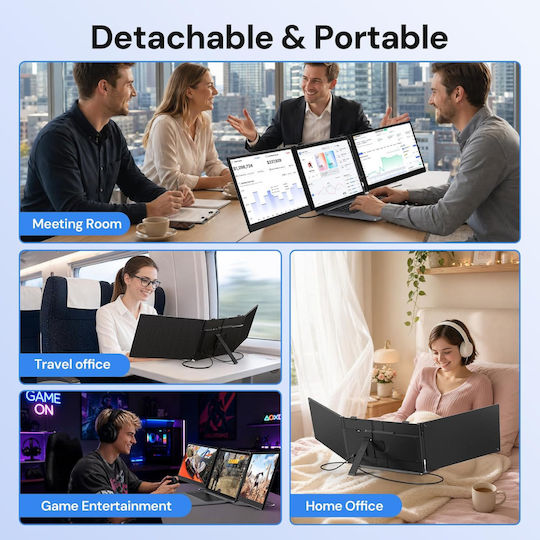 IPS Φορητό Monitor 14" FHD 1920x1080 Μπλε