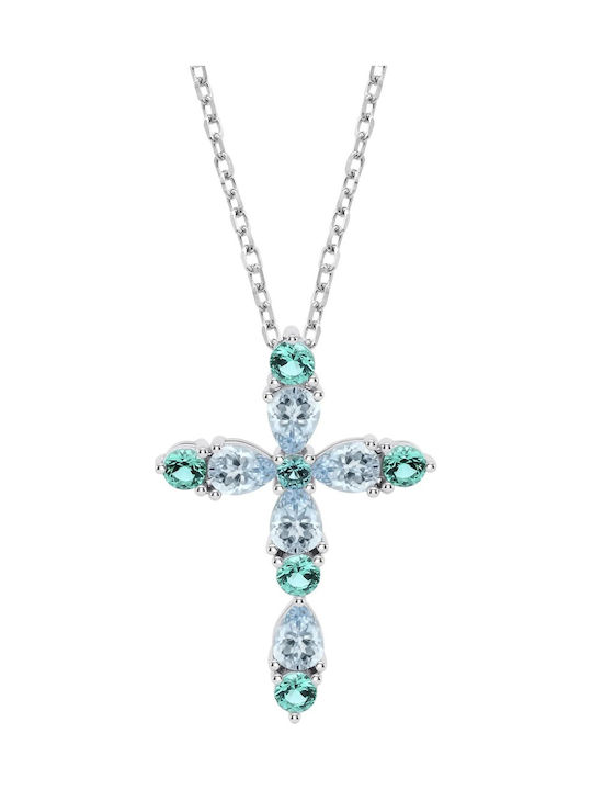 Lotus Watches Silver Cross