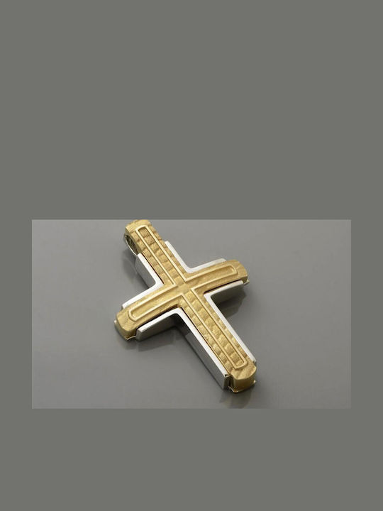 Kinder Zweifarbiger Goldener Taufkreuz K14 Valoro Werkstatt Kinder Zweifarbiger Goldener Taufkreuz K14 Valoro Werkstatt