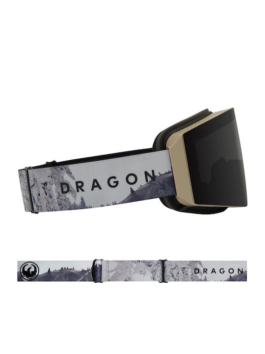 Dragon Alliance Маска за ски и сноуборд за възрастни, бежова, с прозрачно стъкло