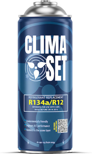 Climaset 2 Флакона + Кабел Хладилен Агент за Климатик R134a