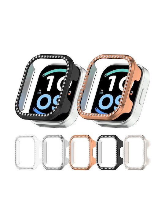 Redmi Watch 6 Active Diamond Half Coverage Hollow Pc Watch Protective Case Satine Starlight Redmi Watch 6 Active Diamond Half Coverage Hollow Pc Watch Protective Case Satine Starlight