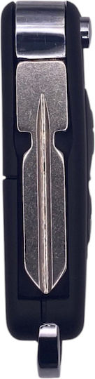 Replacement Foldable Mercedes-Benz Key Shell with 2 Buttons and HU64 Blade