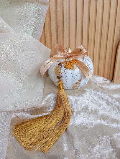 By Anastasia's Art Creations Handmade Pumpkin Lucky Charm Gold Ceramic By Anastasia's Art Creations Handmade Pumpkin Lucky Charm Gold Ceramic