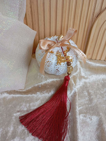 By Anastasia's Art Creations Handmade Pumpkin Lucky Charm Red Ceramic By Anastasia's Art Creations Handmade Pumpkin Lucky Charm Red Ceramic