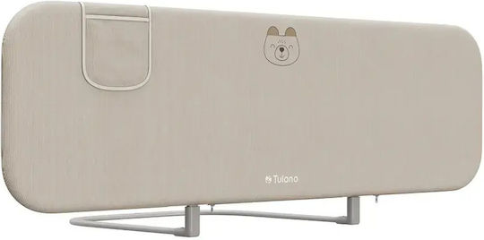 Tulano Foldable Metal Bed Rail Guard in Beige 150 cm