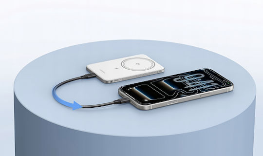 Ugreen PB580 MagSafe Външна Батерия 5000mAh 15W с USB-C Порт Power Delivery Бяла