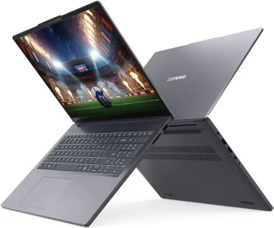 Ideapad Slim 3 16IWC11 16" IPS FHD+ (Core 3-304/8GB/512GB SSD/Без Операционна Система) Luna Grey (Клавиатура Английски (САЩ))
