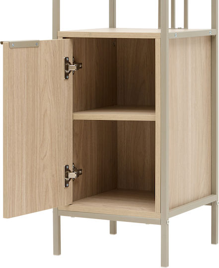 Βιβλιοθήκη Duna Μπεζ 35x35x176εκ.