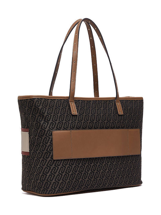 Logo Women's Shopper Bag Brown