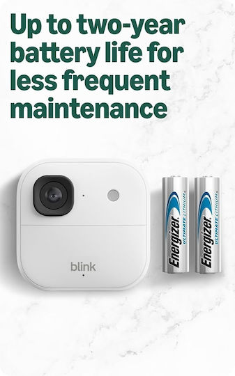 Blink Wireless Doorbell with Camera Wi-Fi White