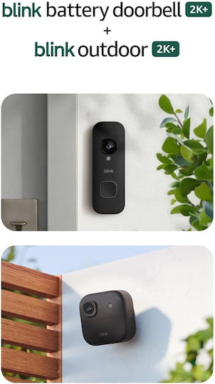 Blink Wireless Doorbell with Camera Wi-Fi Black