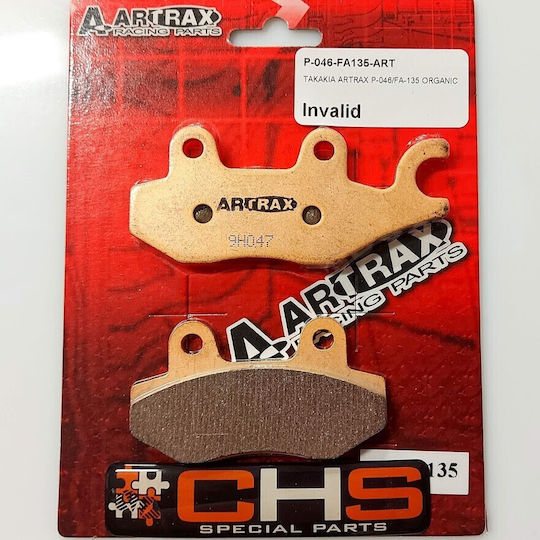 Artrax Motorcycle Brake Pads Set