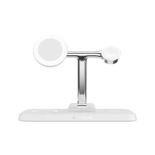 Hyper Зарядно Magsafe 15W Бял (HyperJuice QI2)