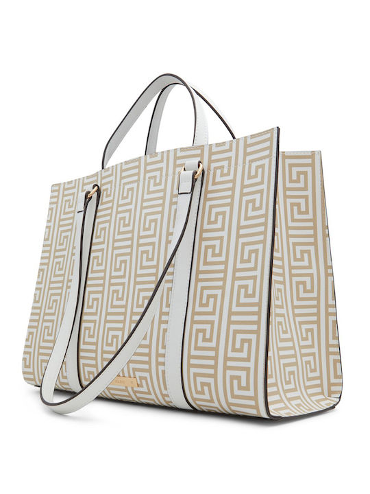 Ninetonine Women's White Tote Bag