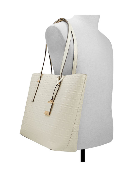 Yendaldan Women's White Shopper Bag