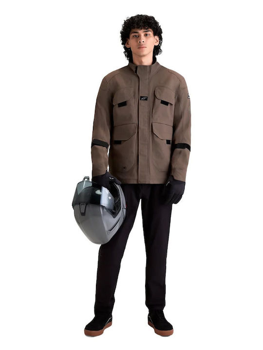 Altan Drystar Men's 4-Season Waterproof Brown Riding Jacket