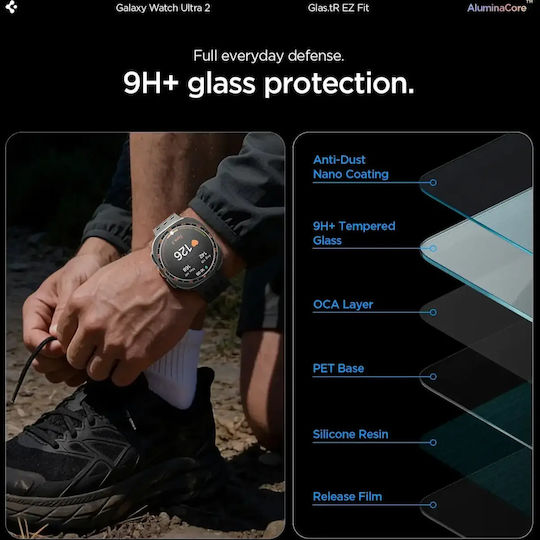 Spigen Glas.tr Ez Fit Ac Tempered Glass for Galaxy Watch Ultra 1pc AGL11758
