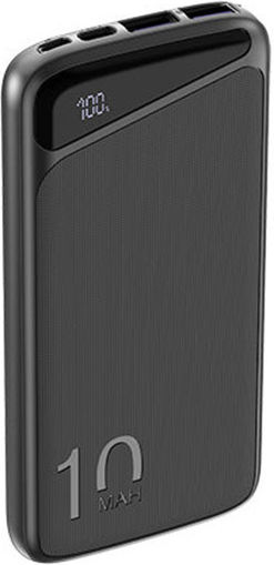 Navitel PWR10 MX Power Bank 10000 mAh 22,5 W mit USB-A- und USB-C-Anschluss Power Delivery / Quick Charge / PPS Schwarz