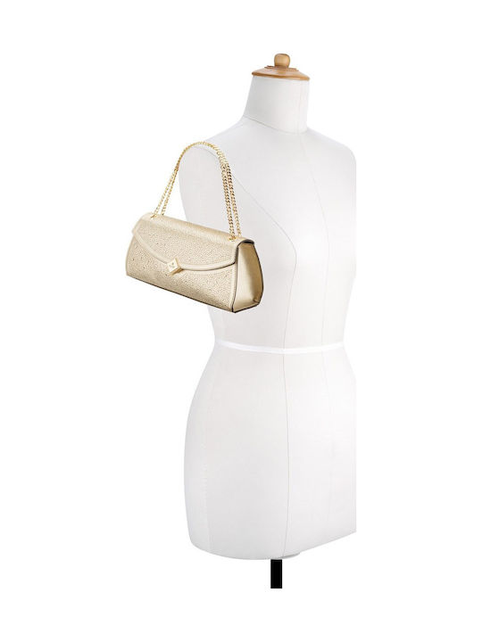 Kristina Women's Flap Bag Gold