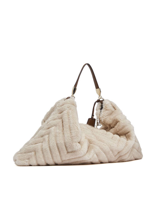 Fur Women's Shopper Bag Beige