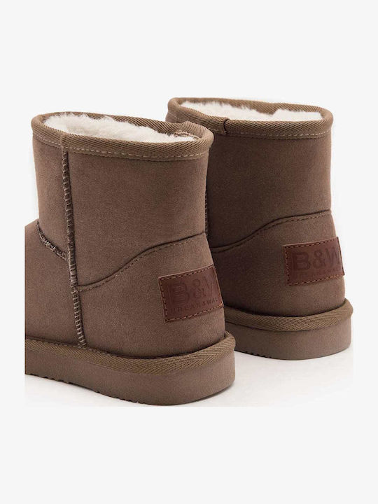 Kids Ankle Boots Taupe