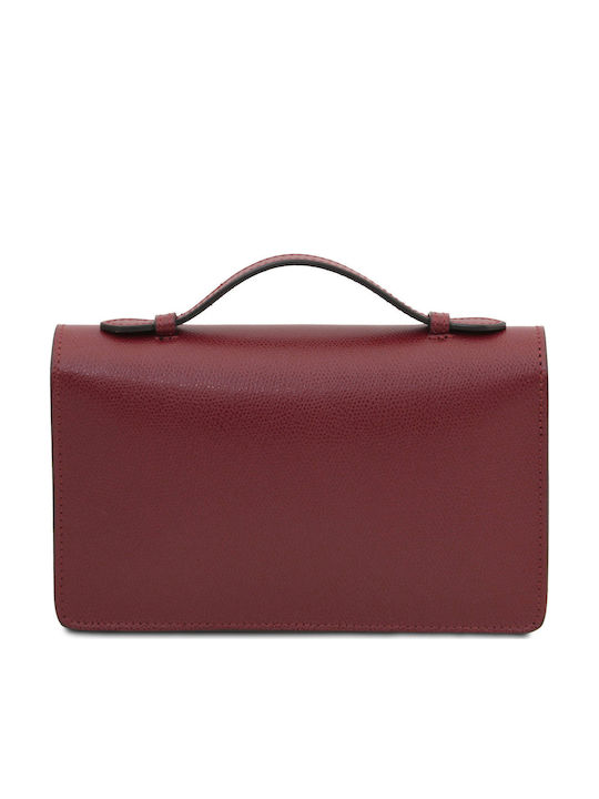 Bronze Leather Women's Clutch