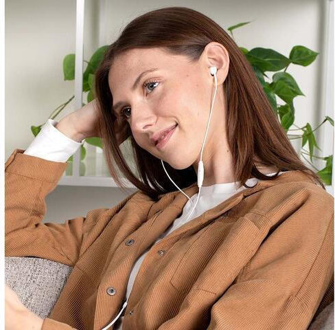 Cx-80u In-ear Handsfree Earphones with USB-C Plug White