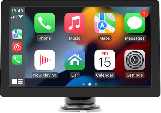 Тъчскрийн 9" Мултимедийна за Табло на Автомобил с Apple CarPlay / Android Auto / Bluetooth / GPS