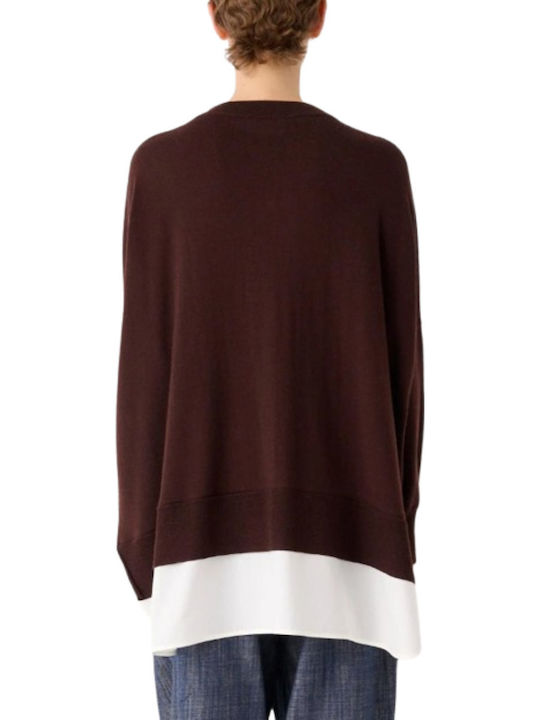 Women's Knitted Brown Cardigan