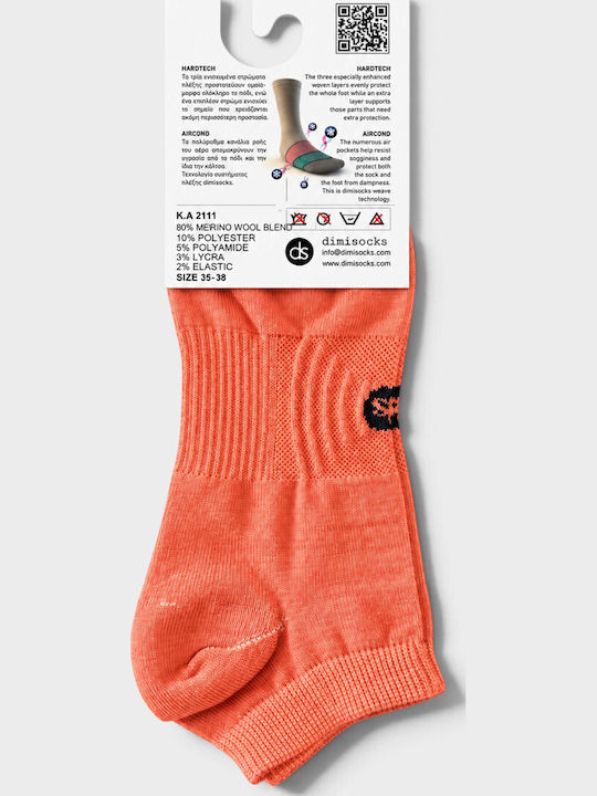 Dimisocks Thermosocken für Herren Orange