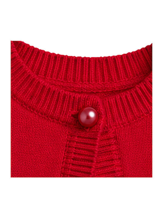 Kinderbolero Gestrickt Rot