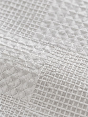 Decotelia Piqué-Decke 180 x 270 cm Weiß