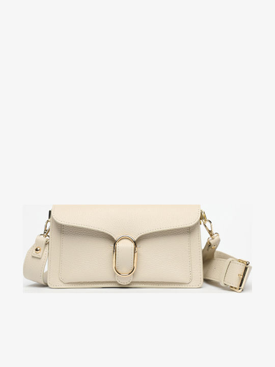Burgunderrote Damen-Ledertasche mit Klappe