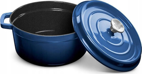 Round Cast Iron Dutch Oven 17x17cm 4.7lt