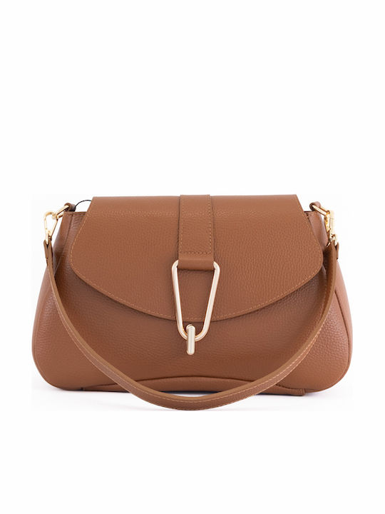 Leather Women's Flap Bag Black