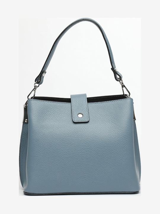 Leather Women's Flap Bag Black