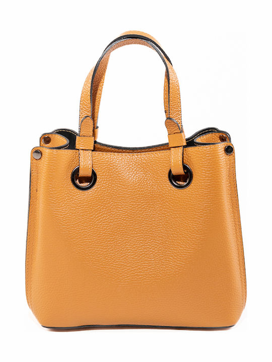 Black Leather Women's Tote Bag
